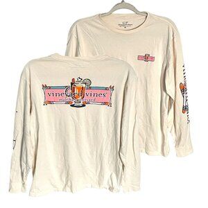 Vineyard Vines Hot Toddy Logo Box Long Sleeve Tee Size Medium 47917